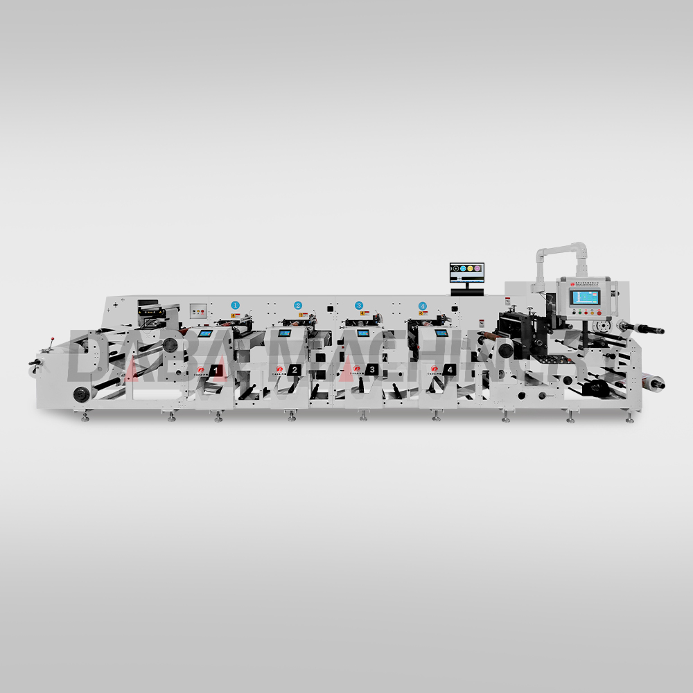 4 Colors Unit Type Flexo Printing Machin